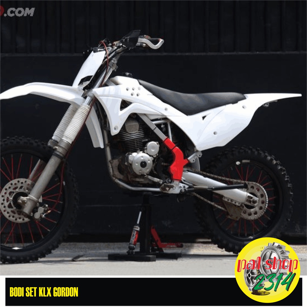 BODI SET KLX GORDON SUPERMOTO WARNA PUTIH