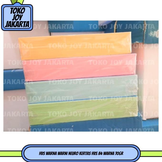 

HVS WARNA WARNI Neuro Kertas HVS A4 Warna 70gr Star Seller Termurah