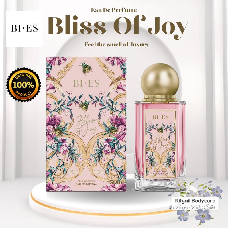 BIES BI.ES BI-ES BI_ES BI ES BLISS OF JOY EDP Parfum Wanita 100ml ORIGINAL