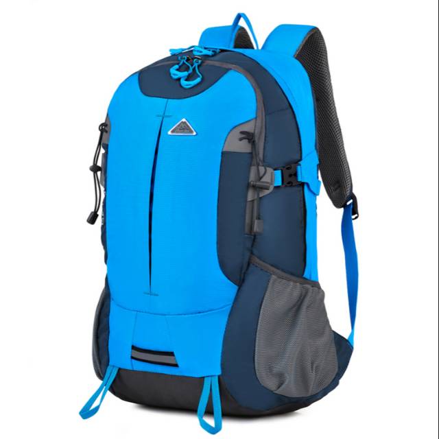 CLEVER BEES Tas Ransel Gunung Hiking Waterproof - L27 - Blue