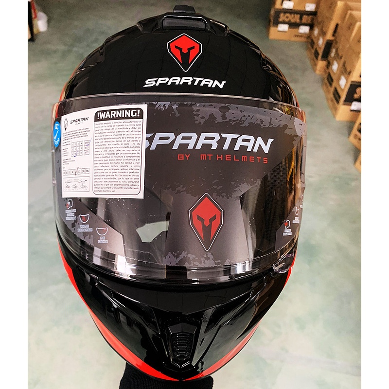 Spartan Helm Sepeda Full Face Helm Sepeda Motor Full Face Helm Sepeda Motor DOT ECE Safety Certificate