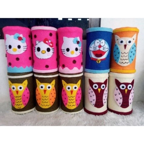 BEST PRODUCT  Celengan Flanel Karakter / Celengan Owl / Celengan Doraemon / Celengan Hello Kitty  / 