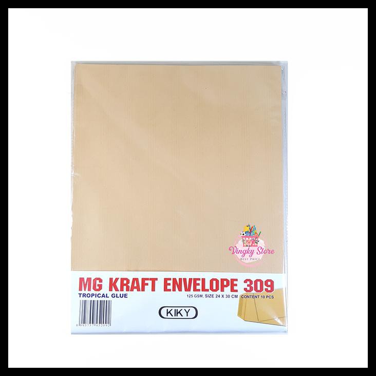 

Amplop Coklat Lem Kiky 309 (10Pc)