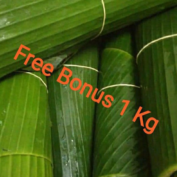 

Daun Pisang Batu Uk 1 kg + Gratis Bonus