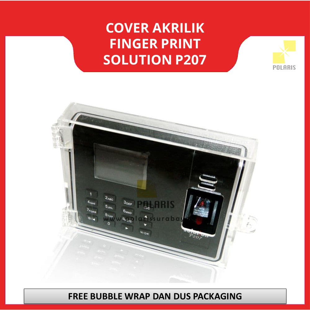 COVER AKRILIK FINGER PRINT SOLUTION P207