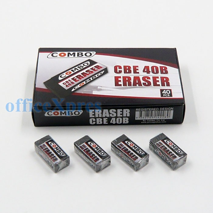 

Penghapus Pensil / Hapusan Kecil HITAM / Stip Karet / Eraser CBE40 Combo