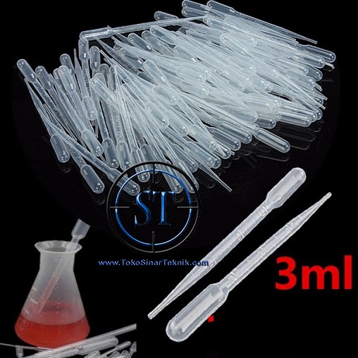 PIPET Plastik 3ml Media Untuk Pengambilan Pakan Ikan cupang kutir DM Ncuk Daphnia Magna Kutu Air Aquarium Aquascape