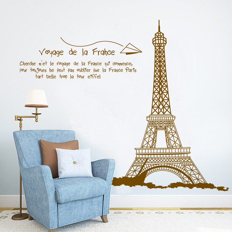 RELIZA WALL STICKER / STIKER DINDING MENARA PARIS TOWER EIFFEL AY9119 JM7092