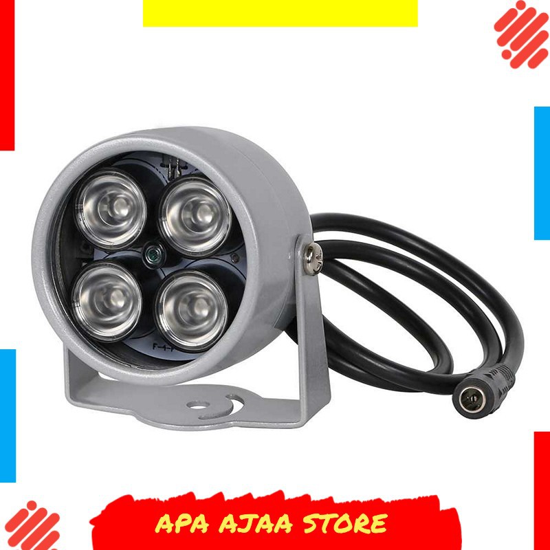 Paling Dicari ! Lampu IR Infrared Night Vision Illuminator 4 LED Waterproof for CCTV
