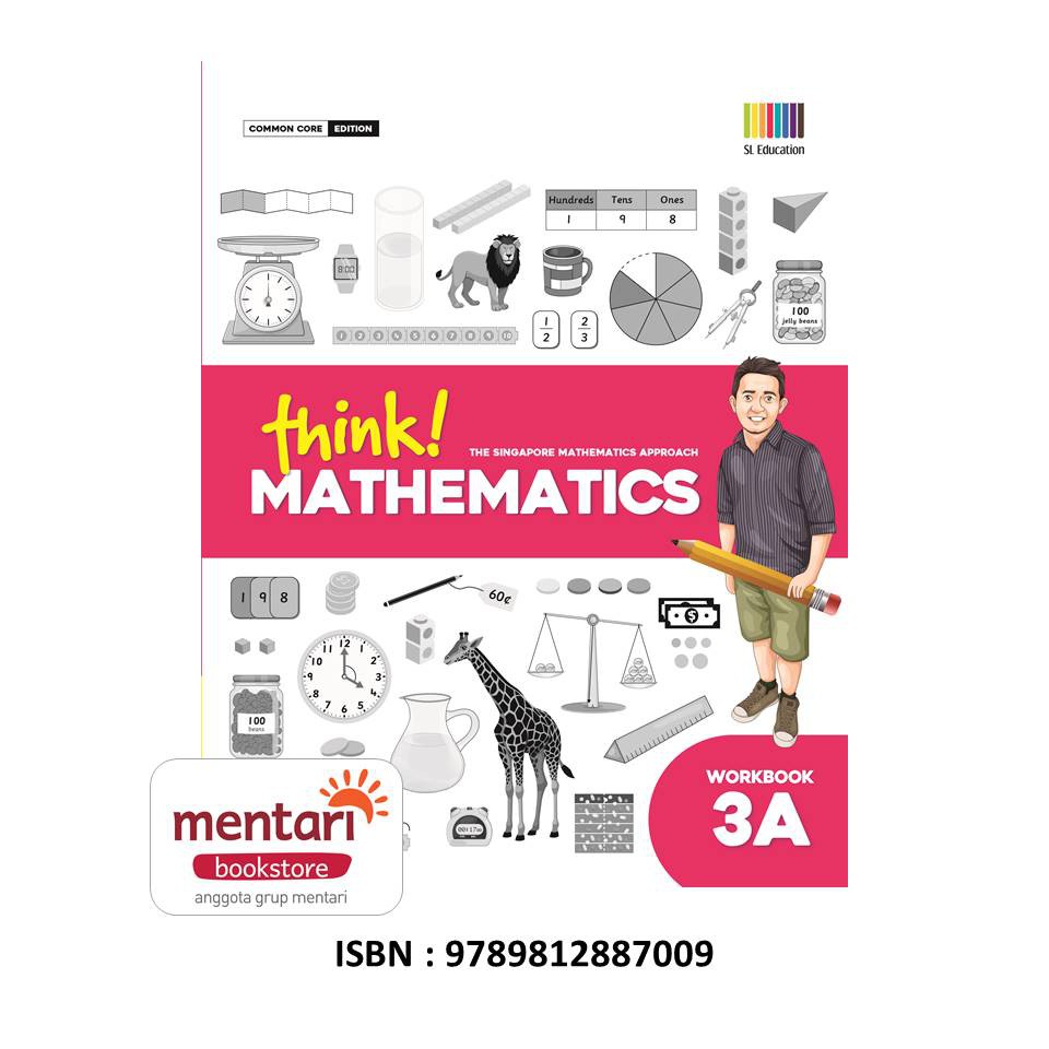 Think Math Workbook | Buku Pelajaran Matematika SD-Workbook 3A