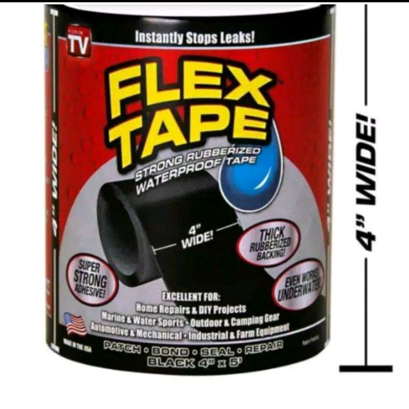 

Tape Lakban Isolasi Selotip Ajaib Waterproff Lem Anti Air Tambal Bak Bocor