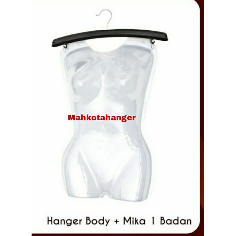 BODY MIKA FULL DEWASA /MANEKIN GANTUNG BENING 3 dan 6 PCS