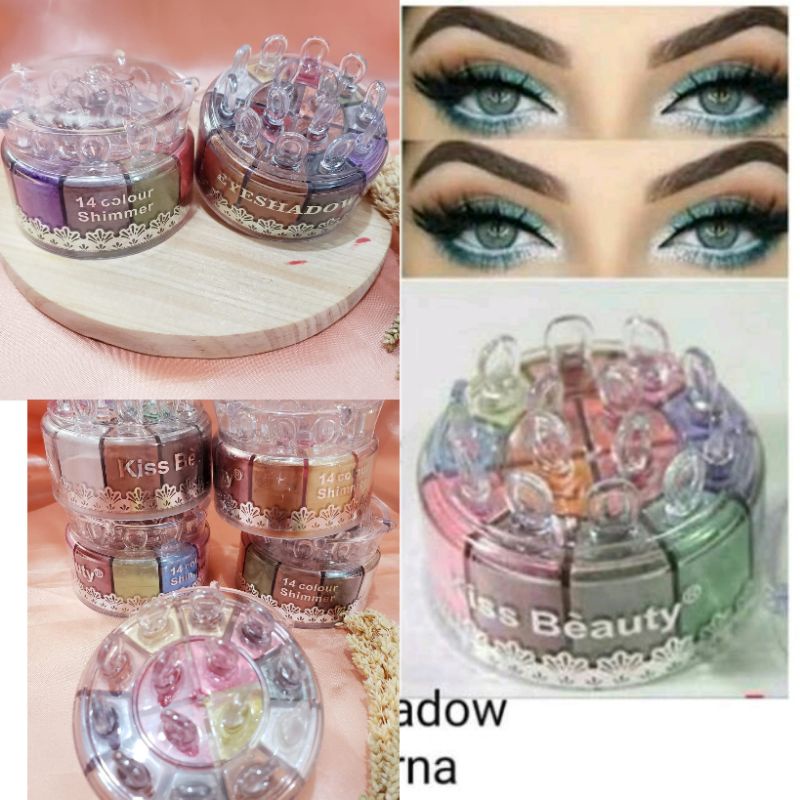 KISSBEAUTY EYESHADOW BUBUK GLITER