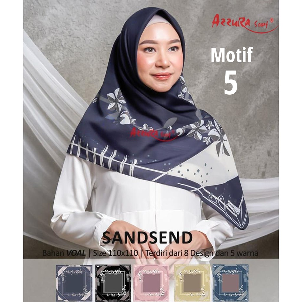 Segiempat Voal Sandsend by Azzura