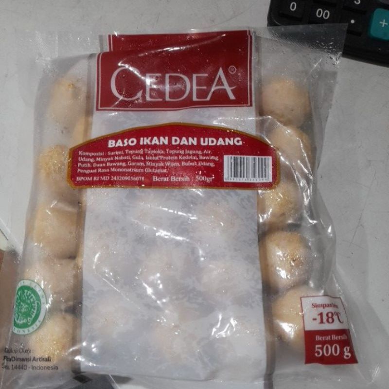 Jual Cedea Baso Ikan Dan Udang 500g Shopee Indonesia