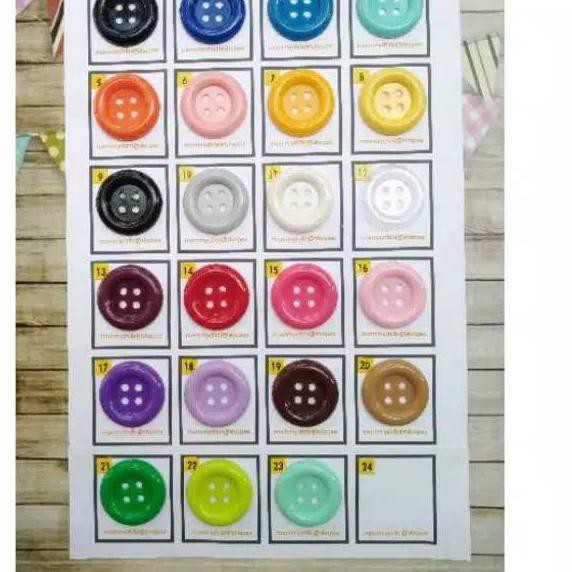 

qdw!<366 Grosir Kancing Plastik Jumbo ukuran 2.5 cm per gross. Termurah Terlaris