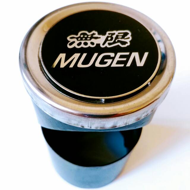 MUFFLER CUTTER TAILPIPE BUNTUT UJUNG KNALPOT MOBIL RACING LOGO MUGEN HONDA HITAM BESI Variasi Mobil