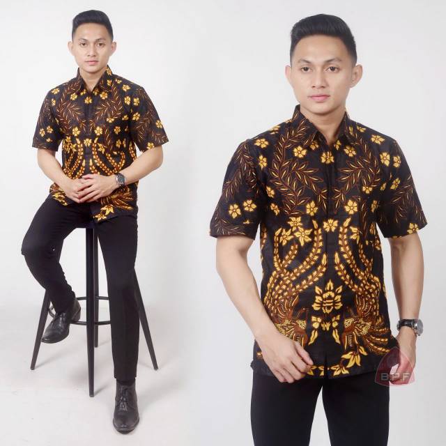 Hem Cendrawasih Batik Pekalongan