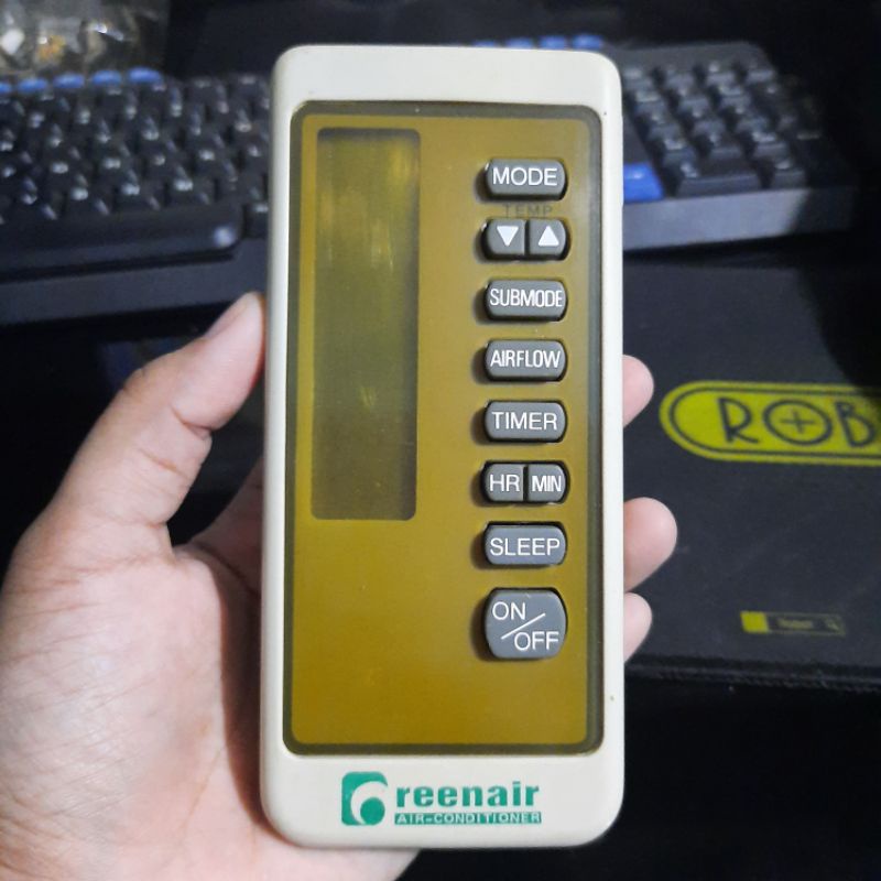 REMOTE REMOT AC GREENAIR RKN502A ORIGINAL ASLI