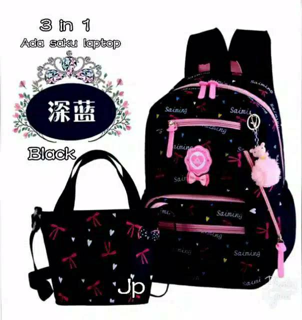 TAS RANSEL SWIMING PITA JEPANG TAS WANITA 3IN1