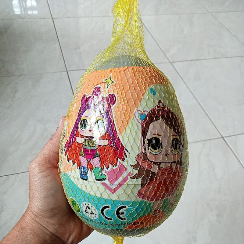 TELUR LOL JUMBO! SURPRISE MAINAN TELUR LOL SURPRISE / LOL SURPRISE EGG JUMBO  tinggi 20cm