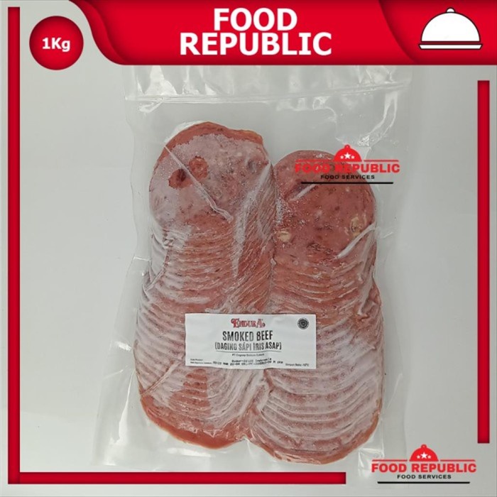 

Daging Asap - Smoked Beef Daging Sapi Asap Slice 1 Kg Halal Premium Enak
