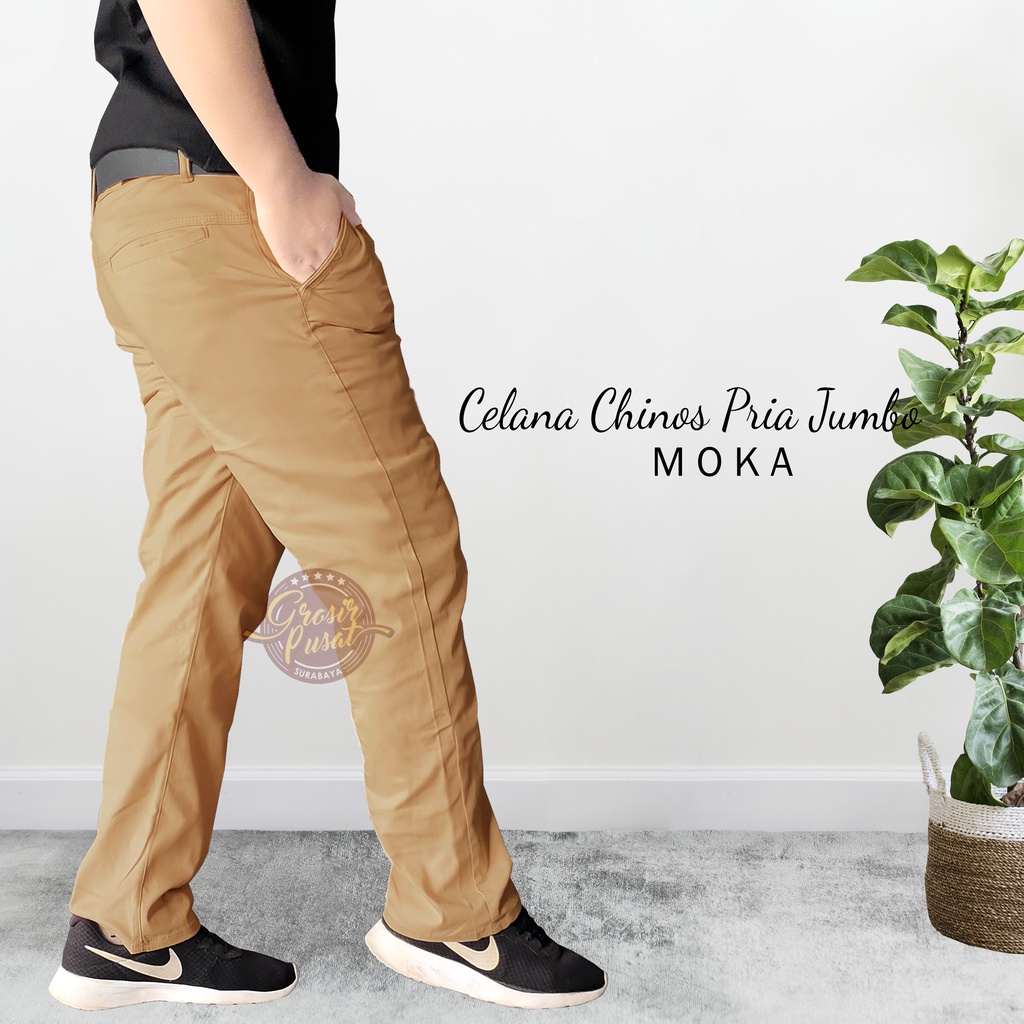 Celana Chinos Premium Super Jumbo 39 - 56