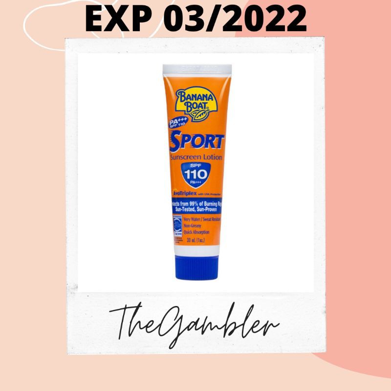 Banana Boat Sport Sunscreen Lotion SPF 110 30ml