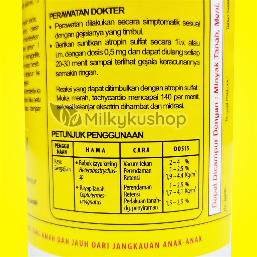 BASILEUM 505 EC 500 ML OBAT ANTI RAYAP