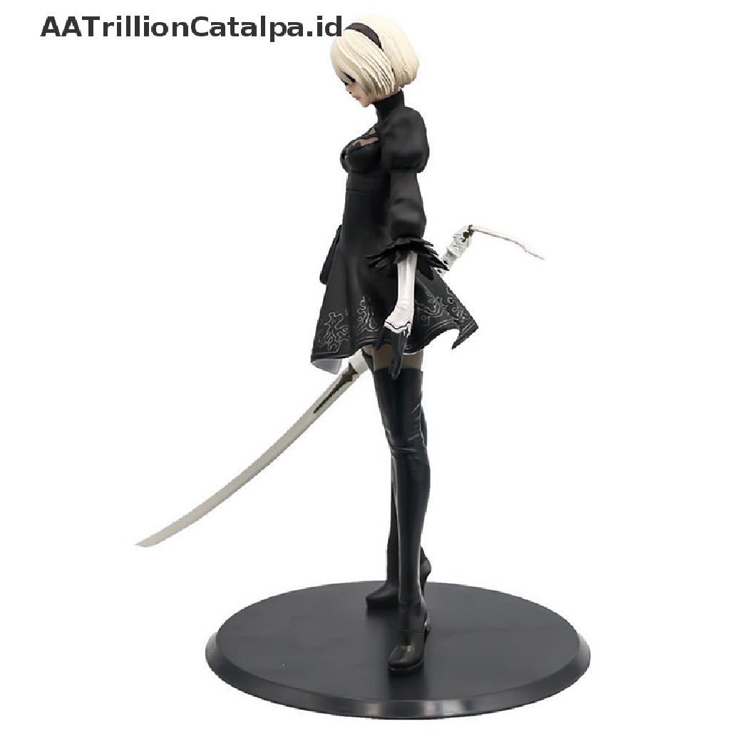 Action Figure Anime Nier: Automata 2b YoRHa No 2 Tipe B Female Phicen Bahan PVC