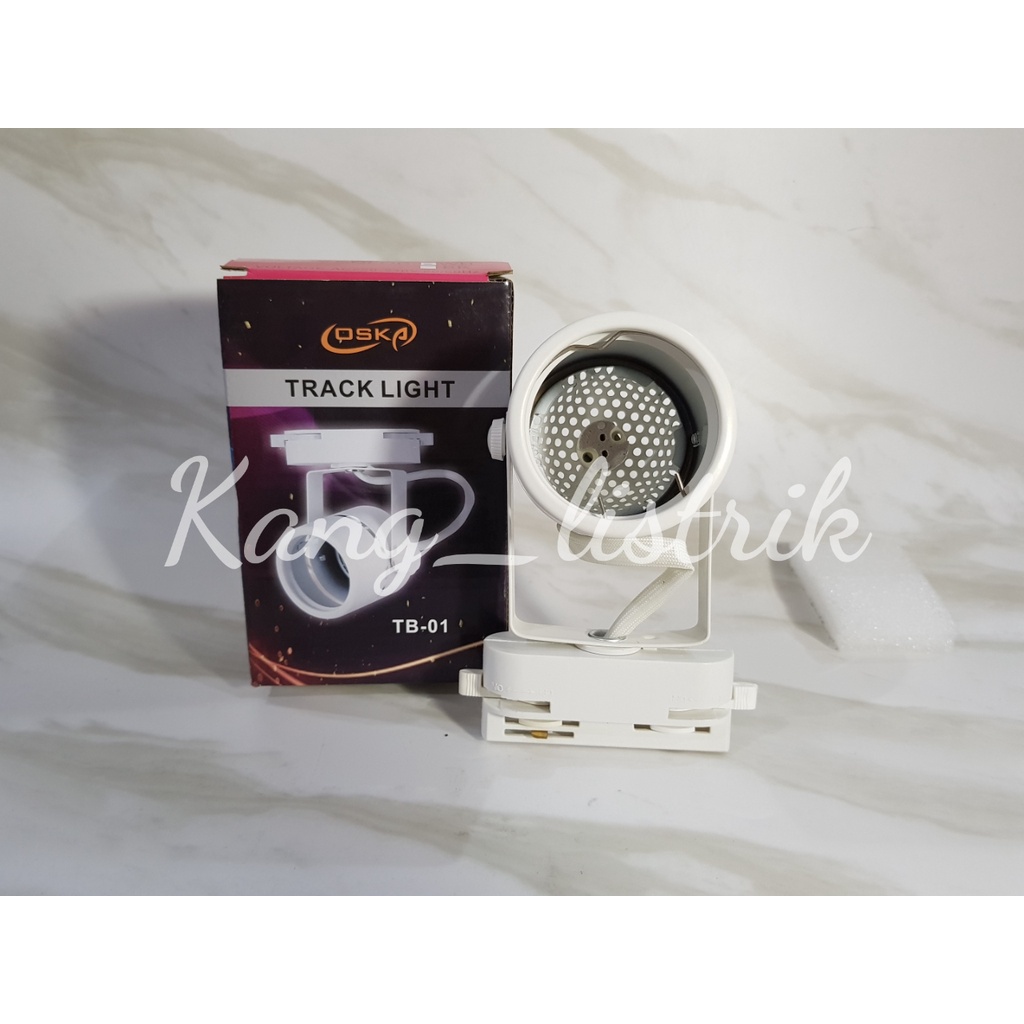 Kap Lampu Rel Track MR16 / Kap Lampu Sorot Rel MR16 Spot Light