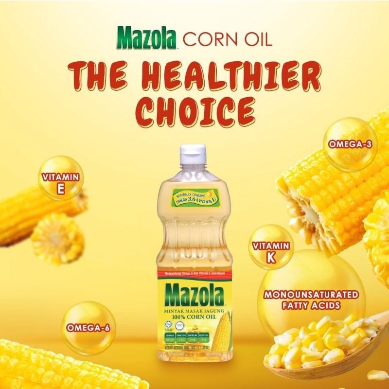Mazola Corn Oil 450ML / minyak jagung