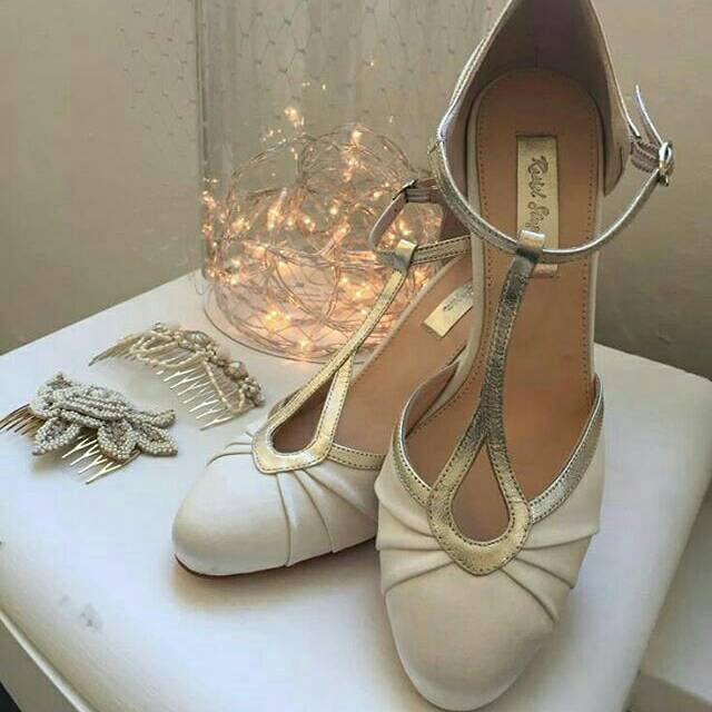 116 wedding shoes / heels pesta wanita small & big size (sepatu jumbo)