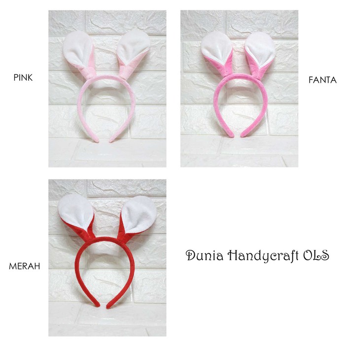 BANDO RUSA IMUT Bando Imut Cantik Aksesoris Rambut Murah