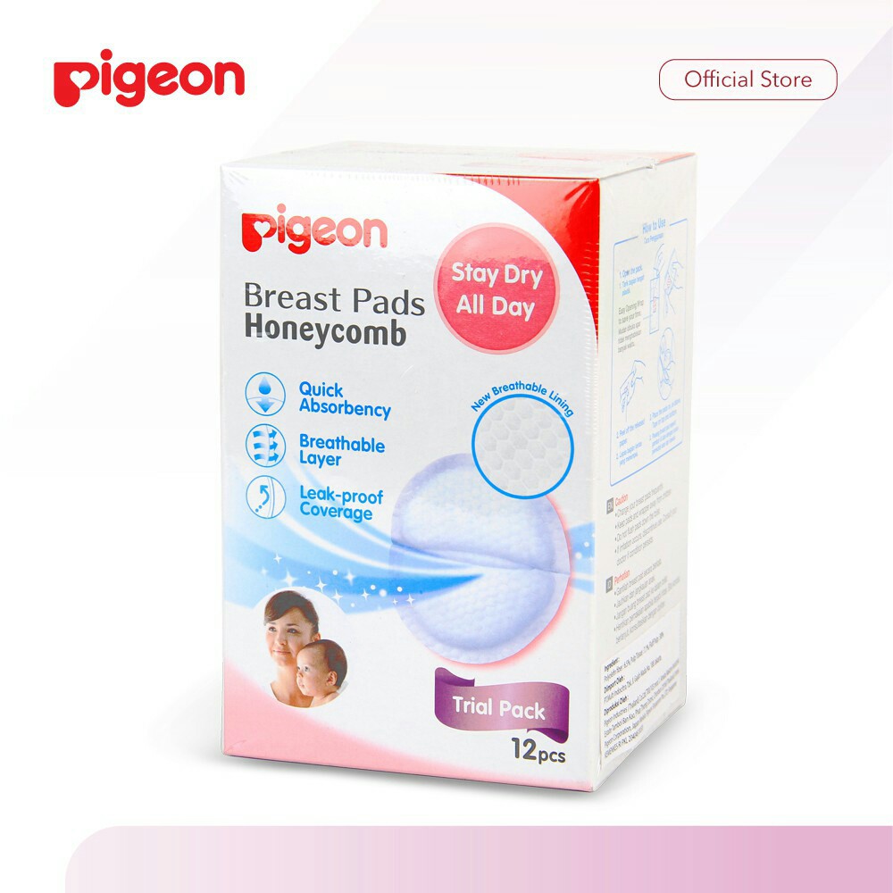 PIGEON Breast Pads Honeycomb Isi 12 Pcs