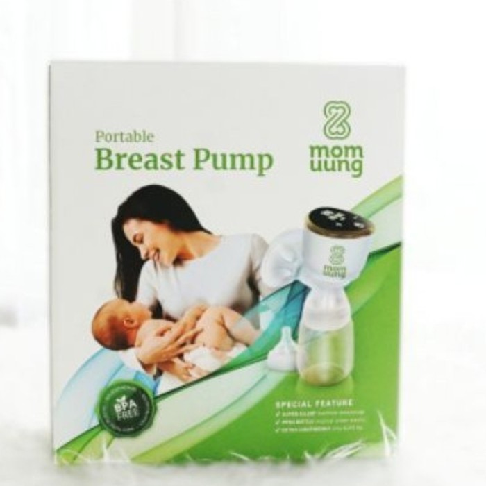 Portable Breast Pump Mom Uung / Pompa Asi Elektrik Mom Uung