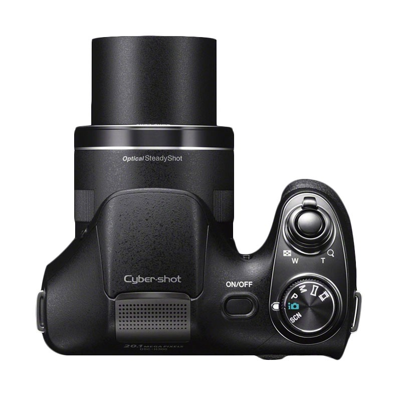 Sony DSC H300 Kamera Pocket - Hitam [20.1 MP/35x Optical Zoom] + SDHC 64GB 100MBPS-3