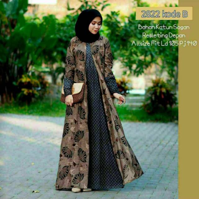 Pkl Batik Gamis Wanita Longdress Allsize Mewah Elegan Longdress Dress Gamis Batik Wanita Shopee Indonesia