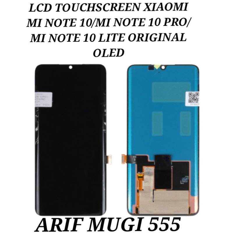 Lcd+Touchscreen Xiaomi Mi Note 10/Mi Note 10 Pro/Mi Note 10 Lite Original