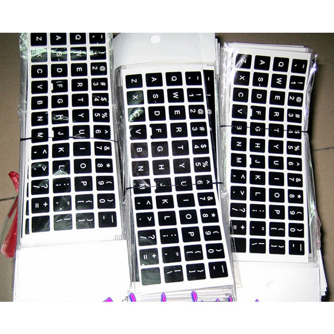 Stiker Keyboard English Layout Sticker for Keyboard / Stiker Keyboard