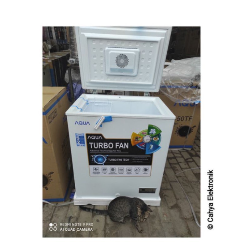 AQUA CHEST FREEZER SUPER FAST FREEZING AQF 150TF - 146 LITER