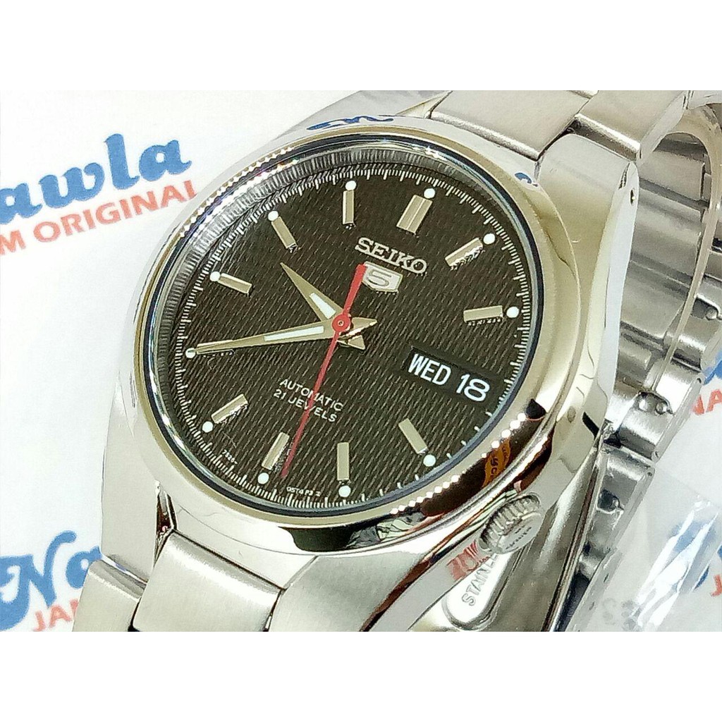 Seiko 5 SNK607K1 Automatic Black Dial - Jam Tangan Pria SNK607