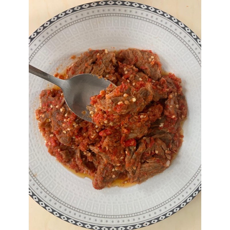 

Dendeng Balado Basah 250gr