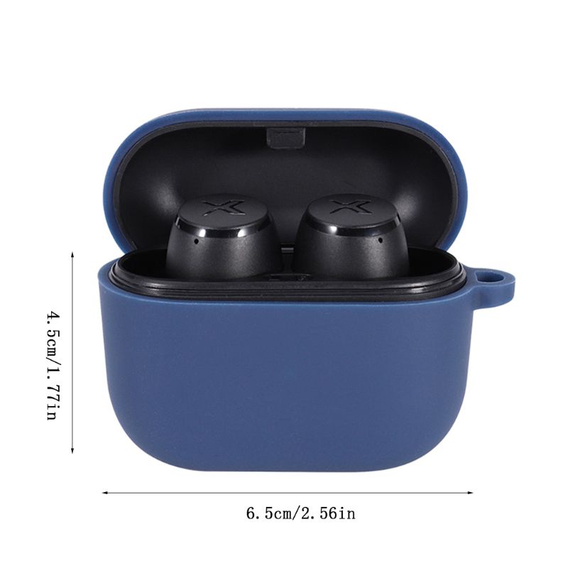Bt Earphone Silikon Portabel Tahan Jatuh Untuk Case Untuk Xemal X3 Wireless Earphone Penyimpanan Pelindung Membawa Kantong