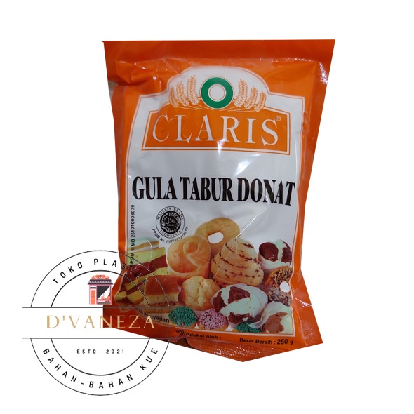 

Claris Gula Tabur Donat 250gr | Gula Halus Dingin Putih