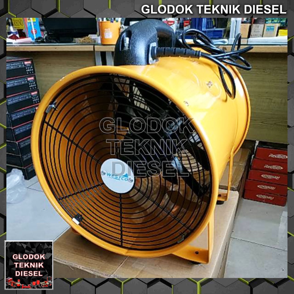 Jual WESTCO Portable Axial Ventilator Blower Fan 16 Inch Kipas Angin