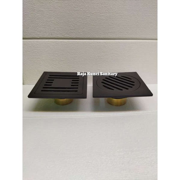 Smart Floor Drain Hitam/Saringan Got Kamar Mandi Stainless Hitam/Black