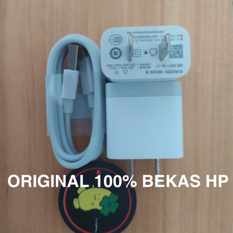 CHARGER XIAOMI mdy-08-et ADAPTOR redmi 4A 4x 5a 6a 7a note 5a note 4x 3 3s 3x 100% ori bawaan bekas
