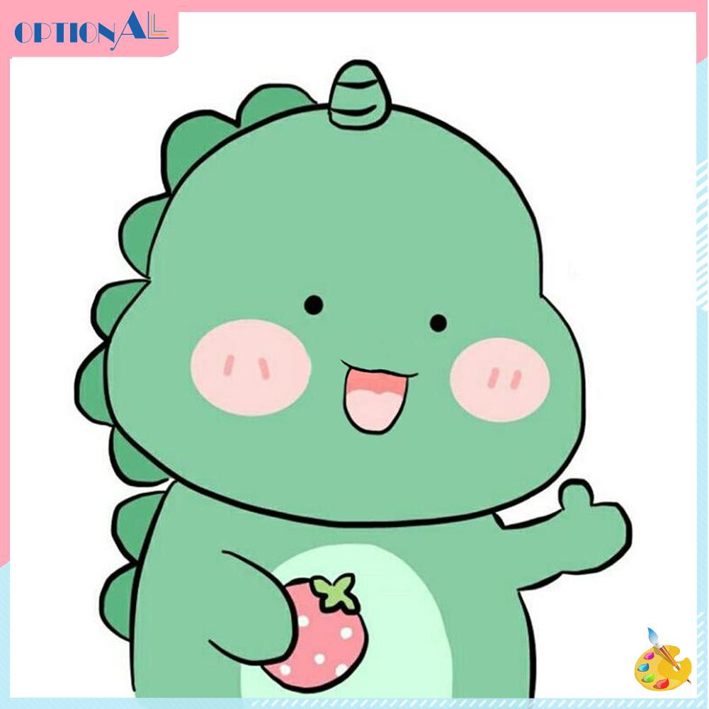 Lukisan Diamond Gambar Kartun Dinosaurus Untuk Kerajinan Tangan Shopee Indonesia