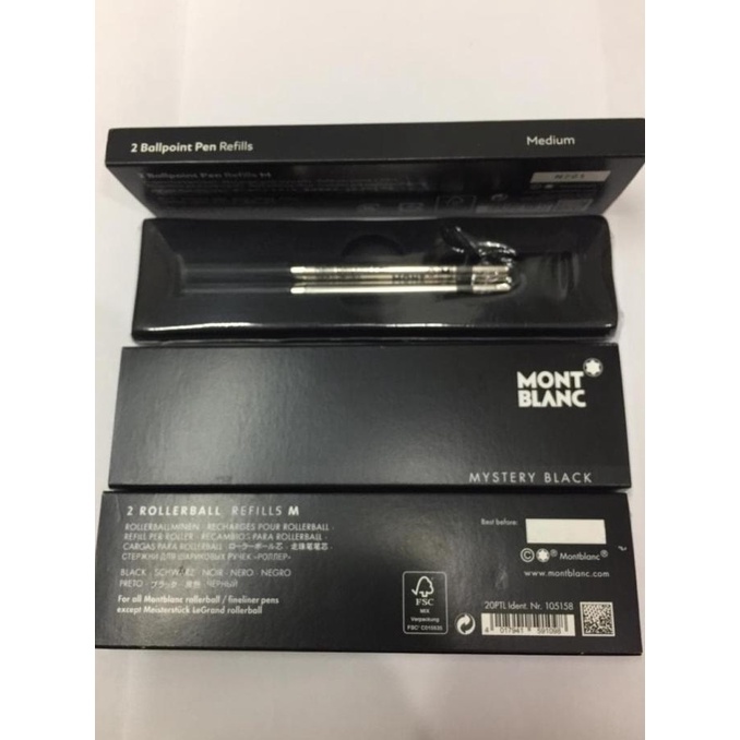 

Office & Stationery | Alat Tulis | Isi Pulpen Refill Montblanc Original Ballpoint Black | Best Seller